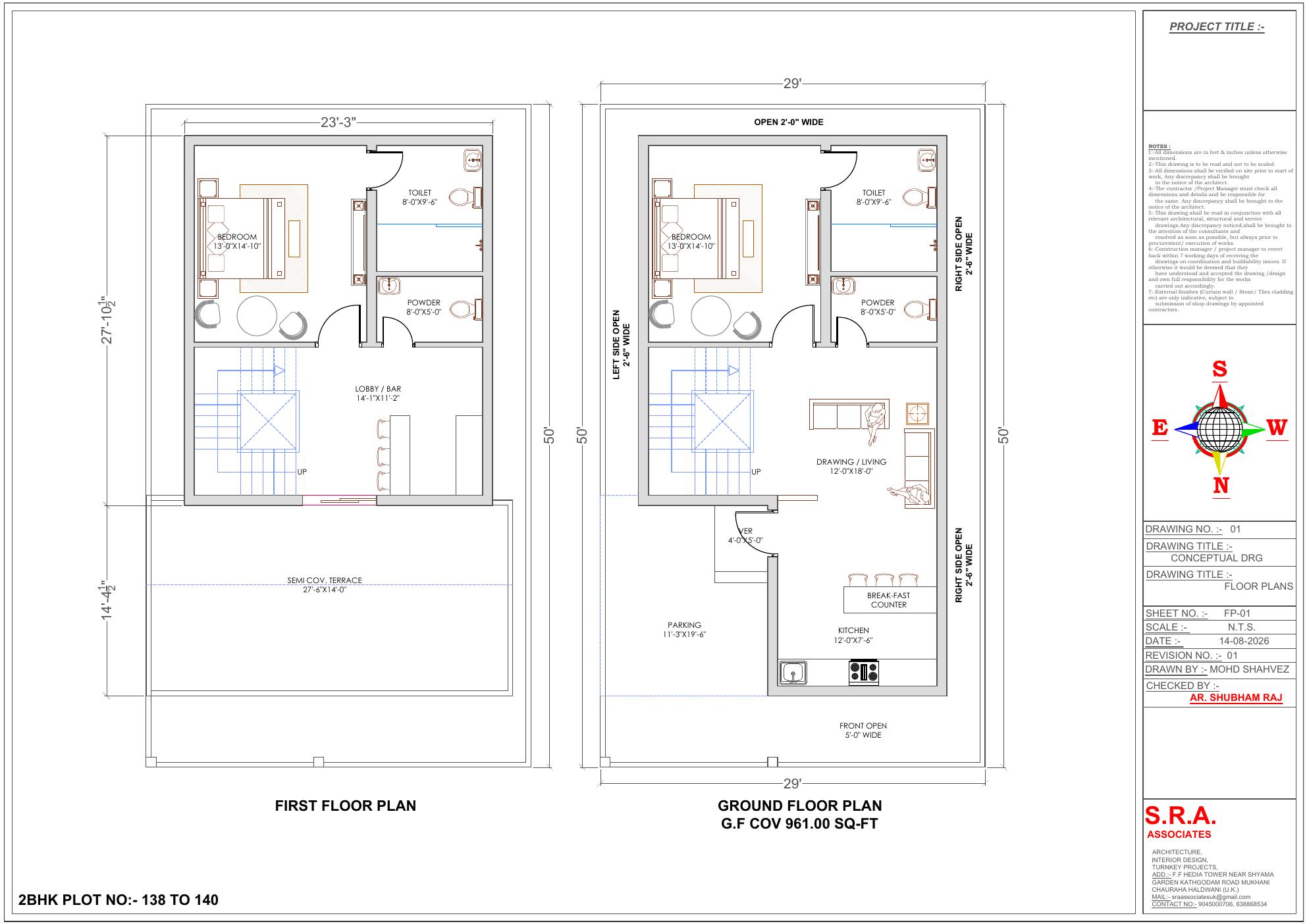 2BHK 29x50