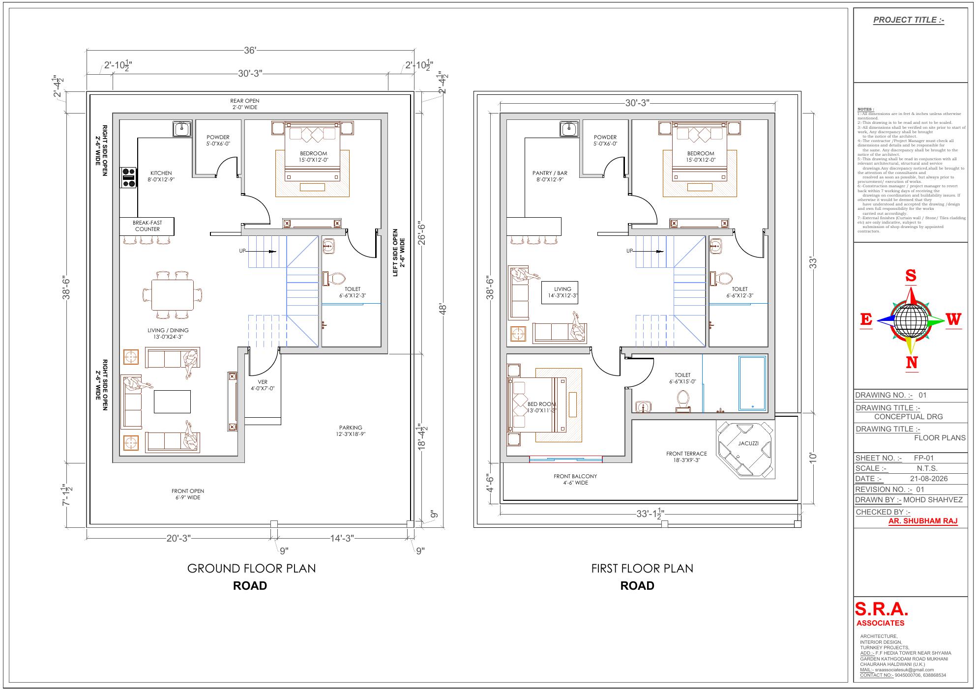 3BHK 36x48